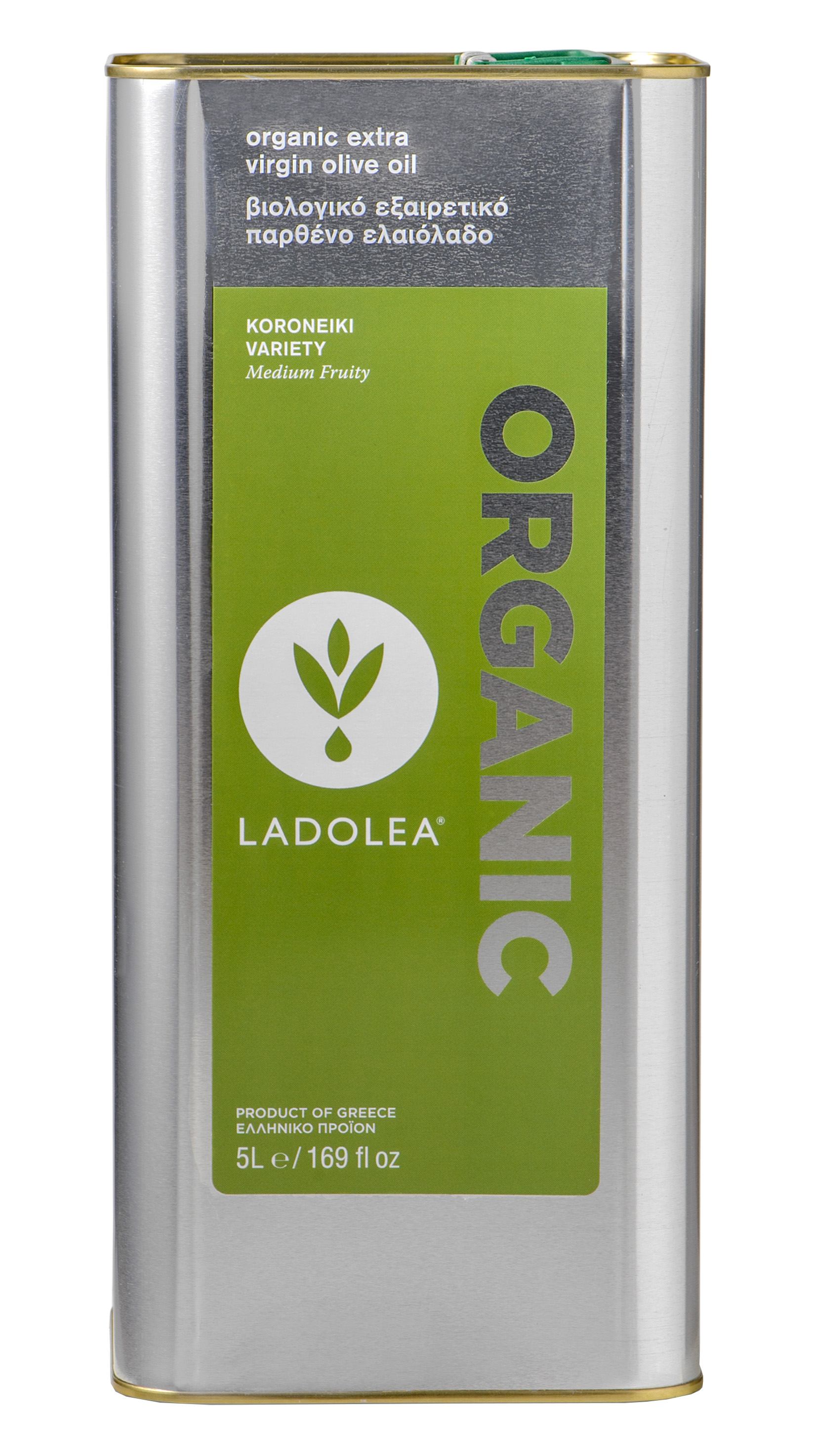 BIO nefiltrovaný extra panenský olivový olej Koroneiki 5l Ladolea