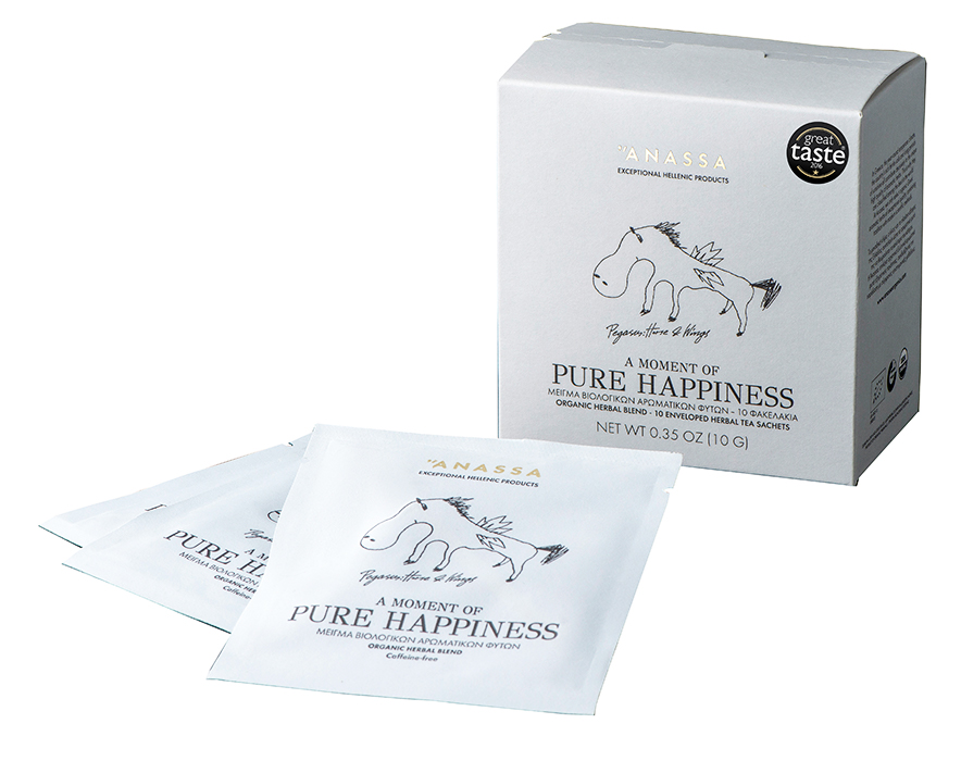 BIO bylinkový čaj PURE HAPPINESS v sáčcích 10g ANASSA