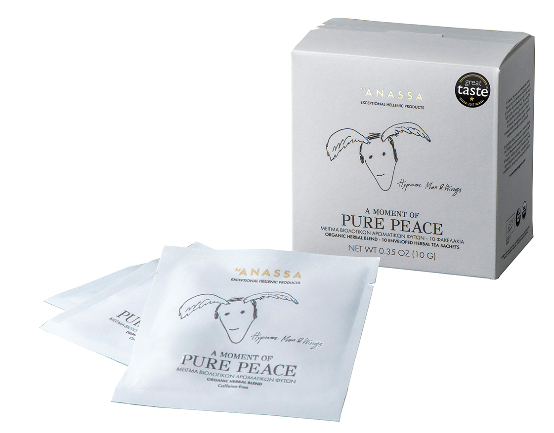 BIO bylinkový čaj PURE PEACE v sáčcích 10g ANASSA