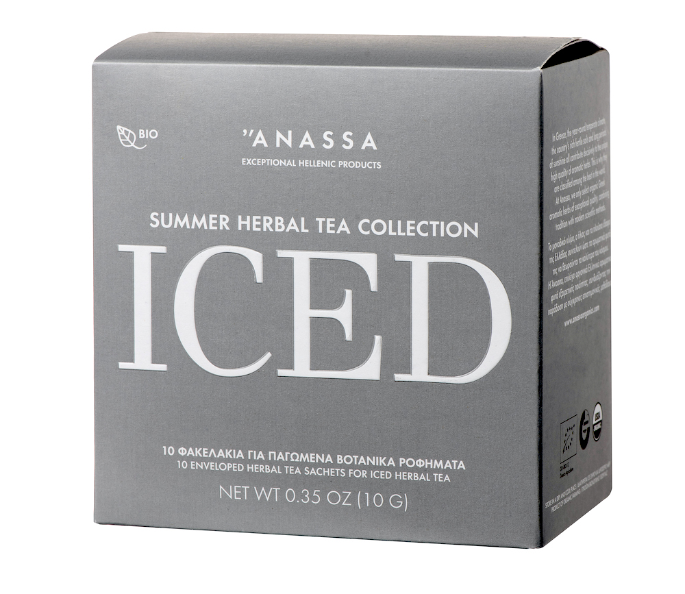 BIO kolekce ICED bylinkových čajů v sáčcích 10g ANASSA