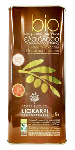 BIO extra panenský olivový olej 5L Liorkarpi Protogerakis