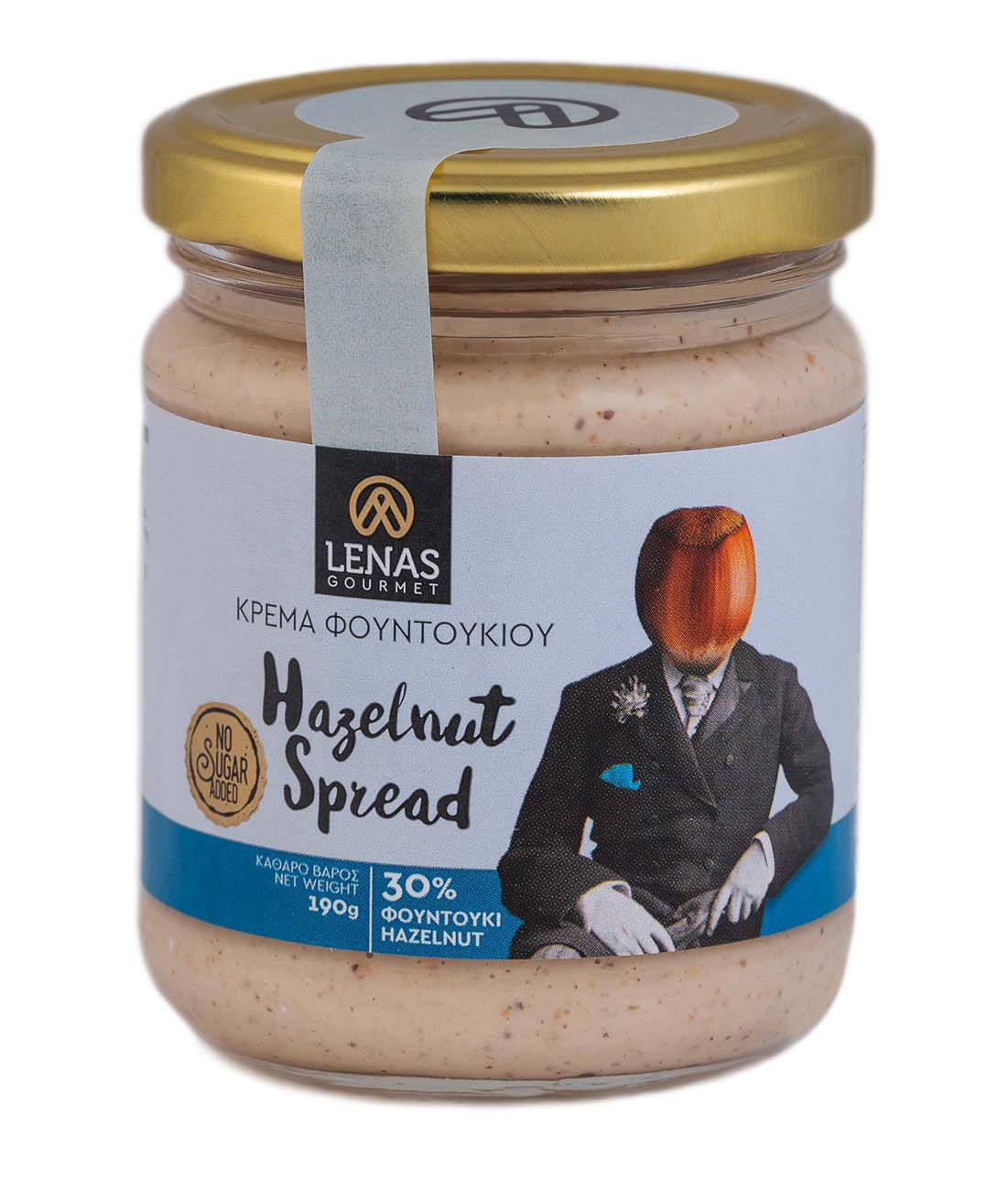 Pomazánka z lískových oříšků bez cukru 190g LENAS GOURMET