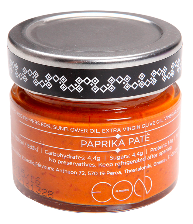 Domácí paté z červených florina paprik 80g EON