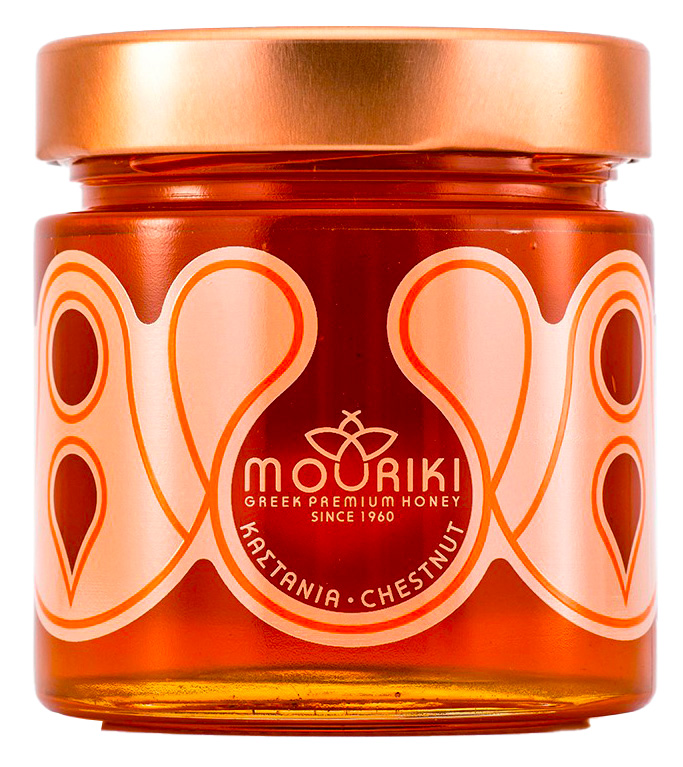 Kaštanový med z hory Atos 300g MOURIKI