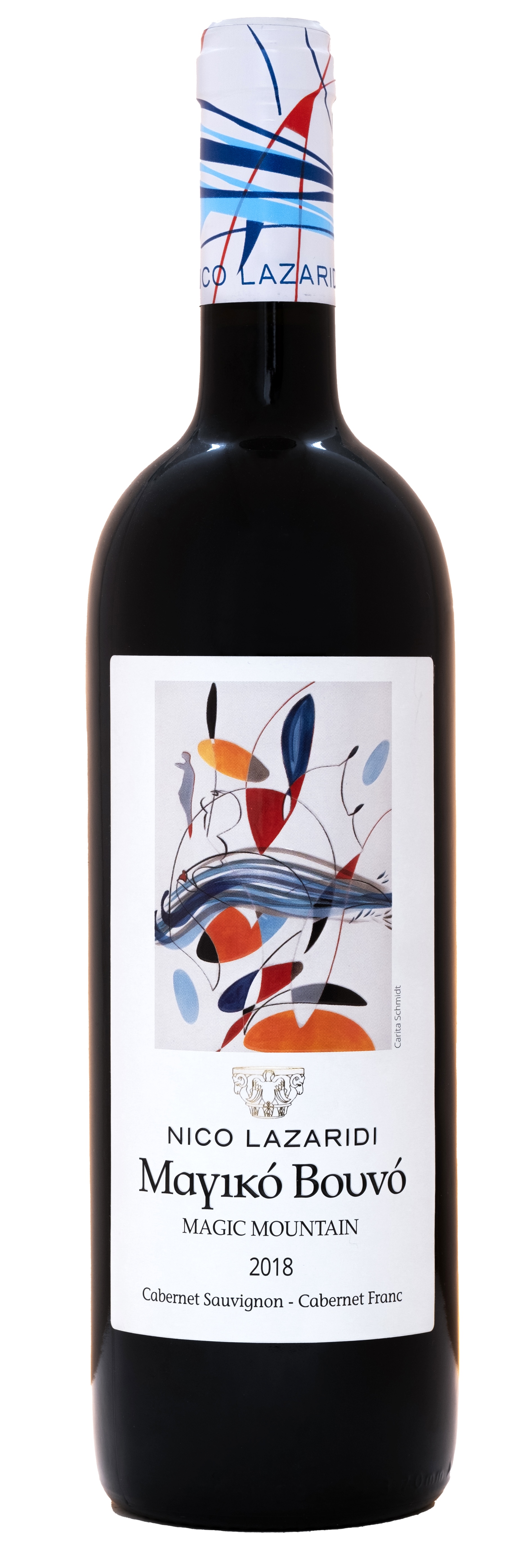 MAGNUM 1,5l červené suché víno MAGIC MOUNTAIN 2018 NICO LAZARIDI