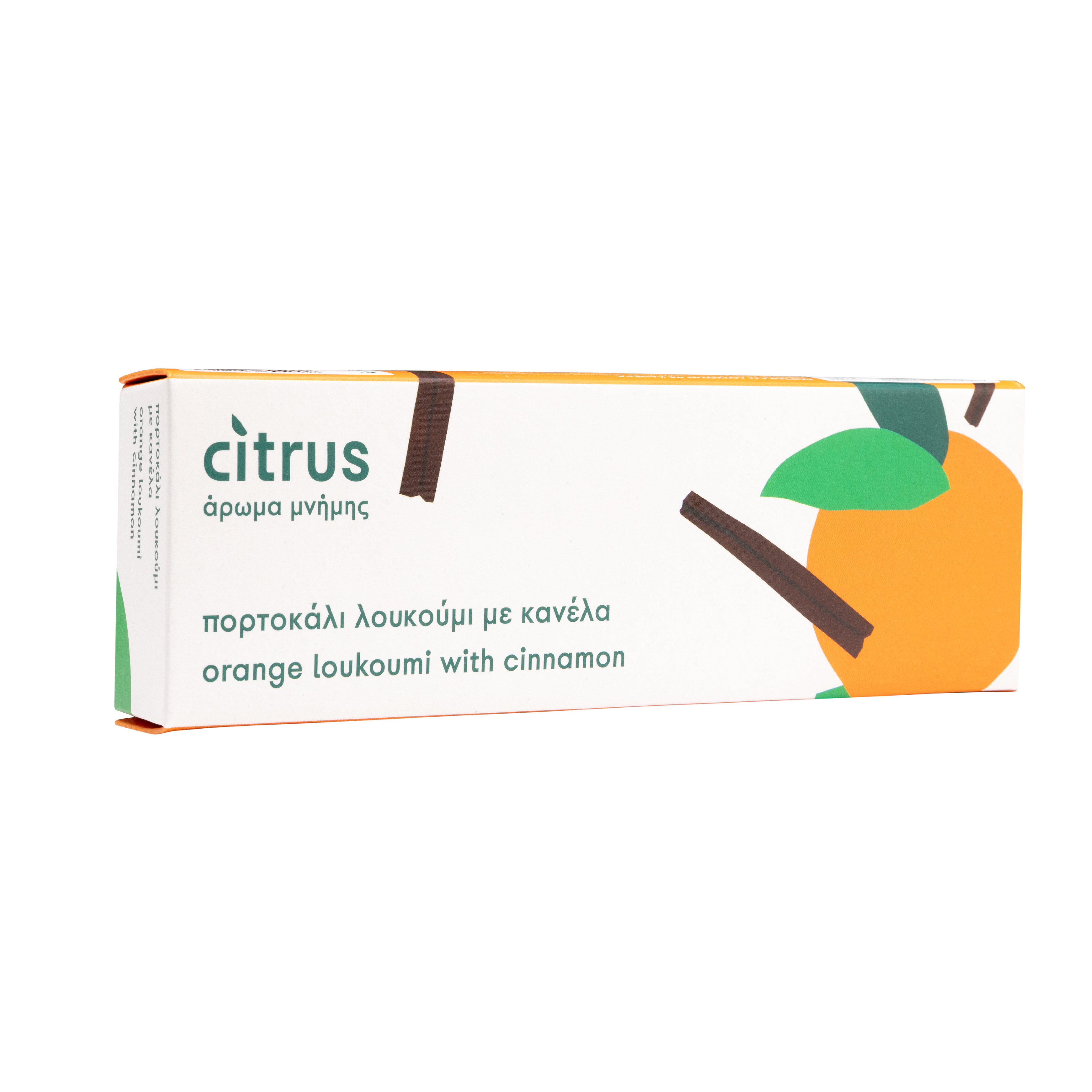 Loukoumi s pomerančem a skořící 200g CITRUS