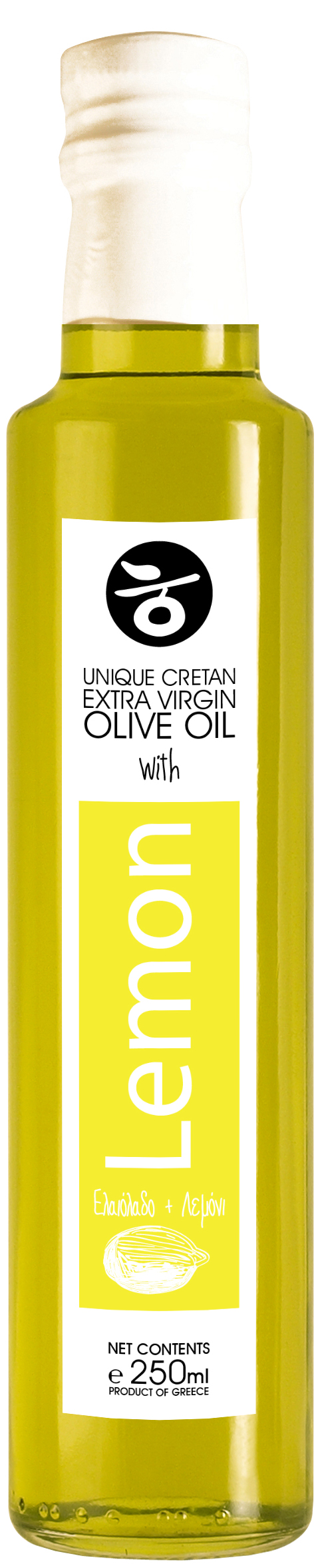 Extra panenský olivový olej s citrónem 250ml PREMIUM CRETE