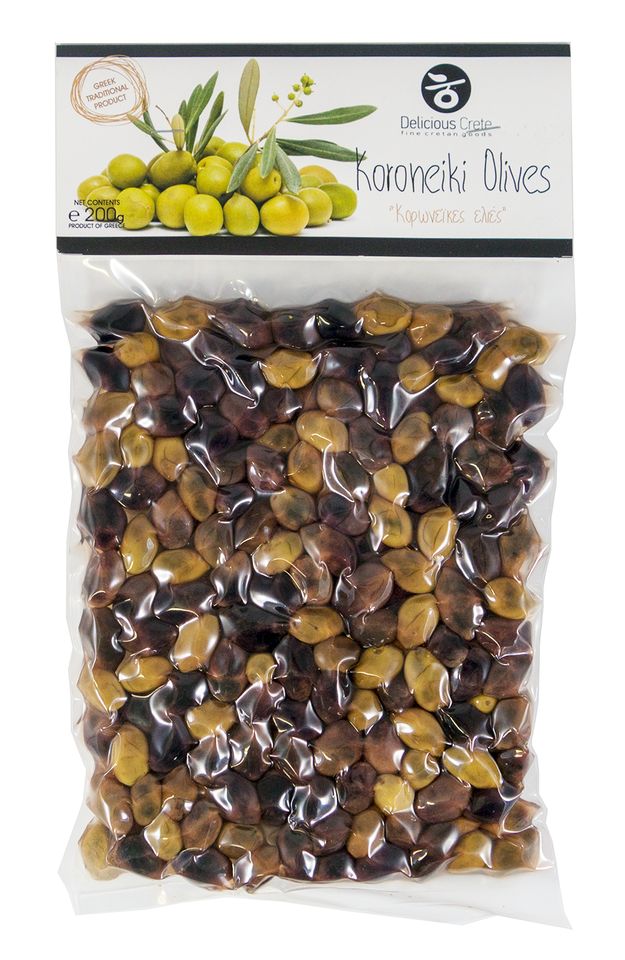 Malé olivy Koroneiki z Kréty 180g PREMIUM CRETE