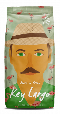 Zrnková káva Key Largo Rico Arabica a Robusta SPINOS velikost: 250g