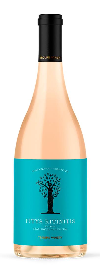 Retsina PITYS RITINITIS Assyrtiko 2022 750ml TROUPIS