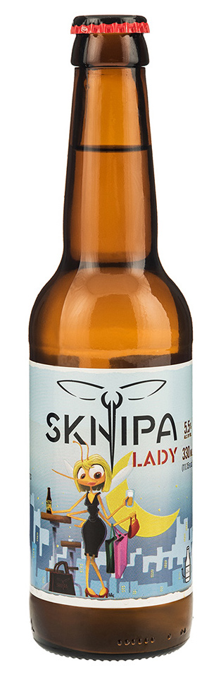 Řecké pivo Sknipa Lady 5,5% 330ml SALONIKIA BEER