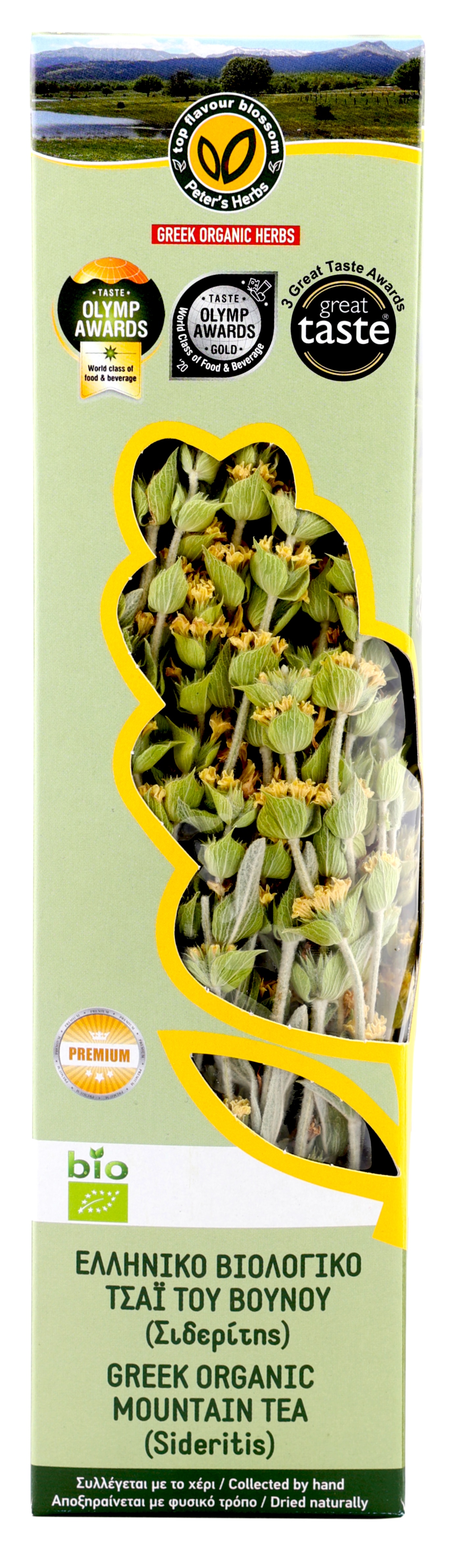 BIO řecký horský čaj Sideritis 40g PETER'S HERBS