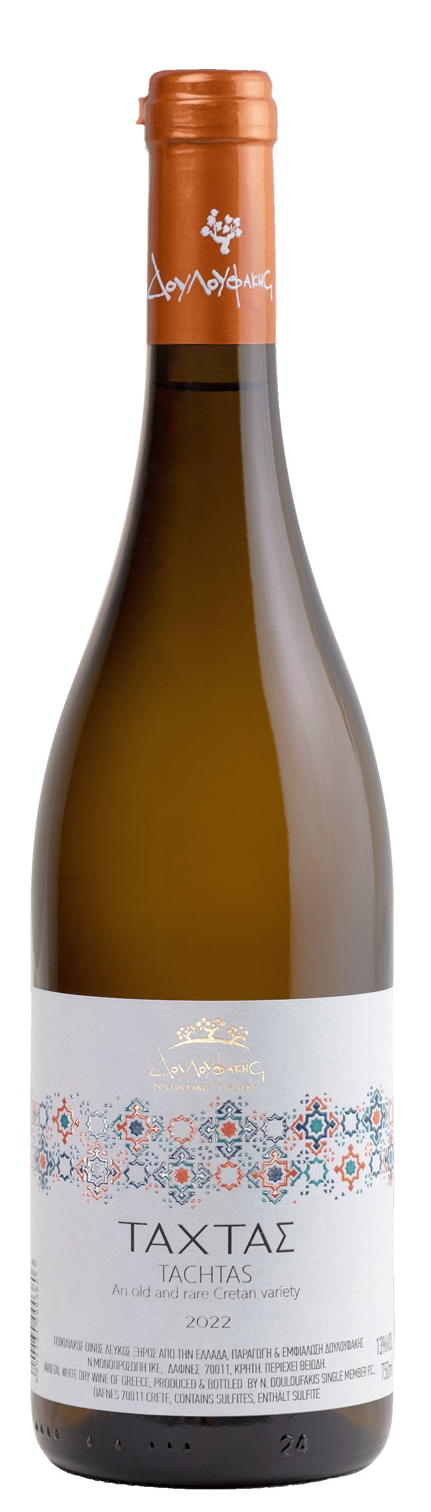 Bílé suché víno Tachtas 2023 750ml DOULOUFAKIS