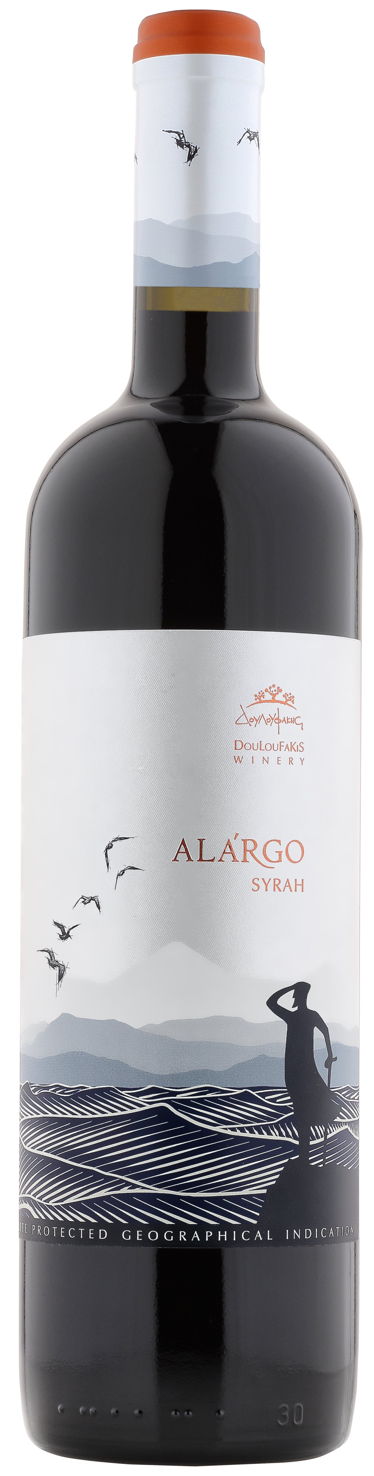 Červené víno suché Alargo Syrah P.G.I. 2021 750ml DOULOUFAKIS