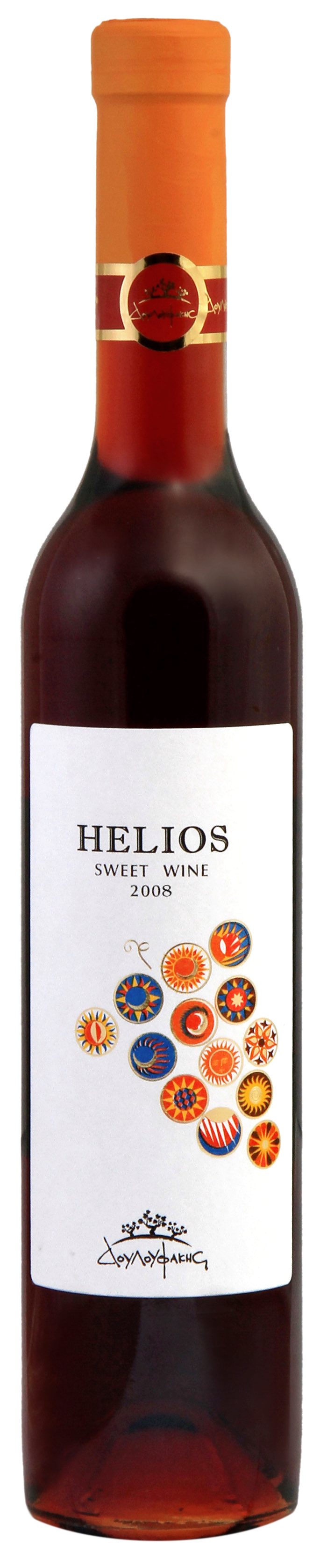 Červené dezertní víno Hellios 2010 500ml DOULOUFAKIS