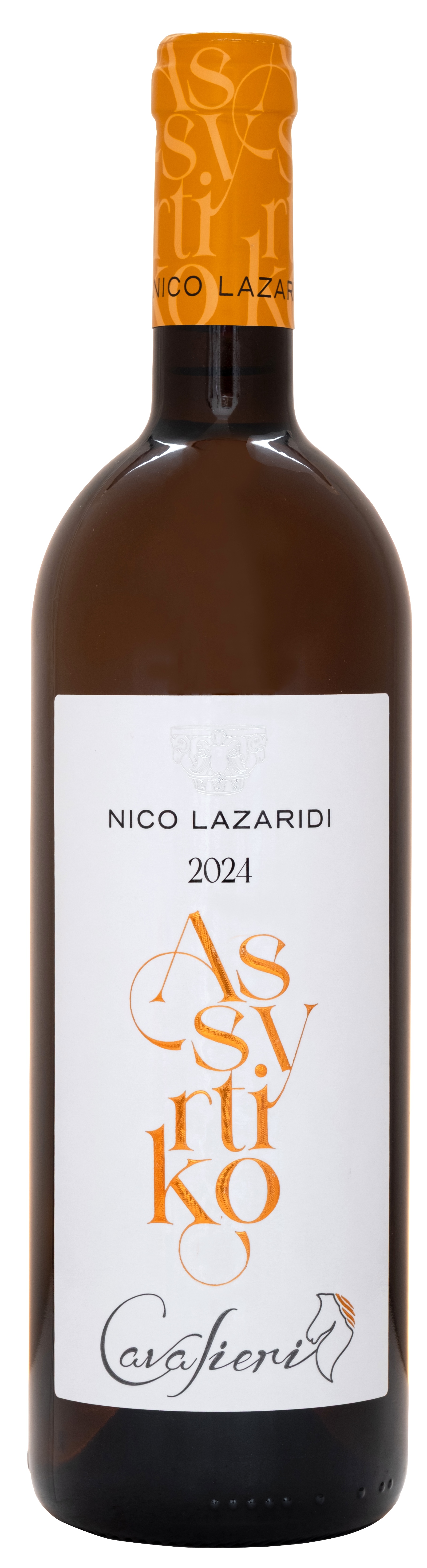 Bílé suché víno CAVALIERI ASSYRTIKO 2024 NICO LAZARIDI 750ml