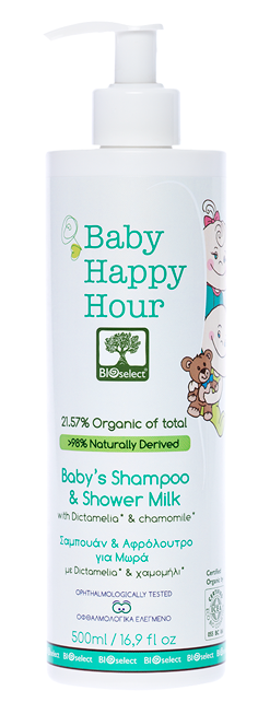 Dětský šampon a sprchovací mléko 500ml BIOselect®
