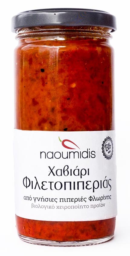 Filetopiperia - BIO kaviár z červených florina paprik 260g Naoumidis