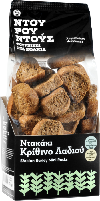 Suchary dakos z ječmene ze Sfakie 400g NTOUROUNTOUS