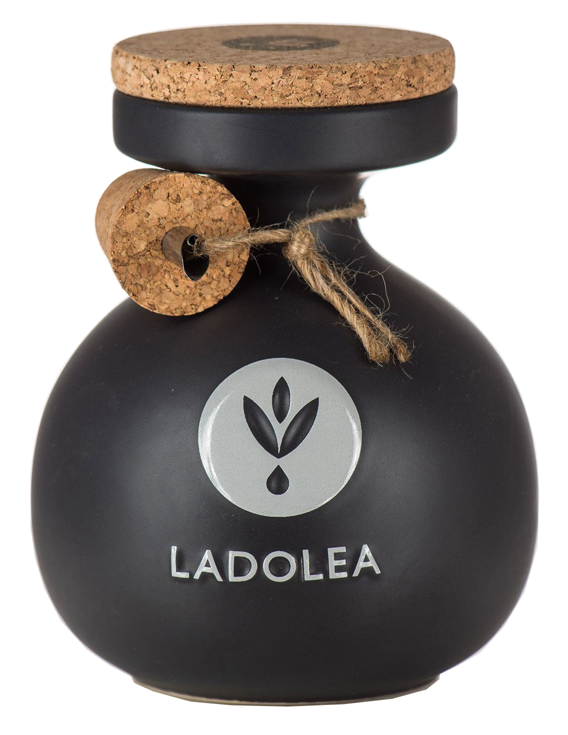 Extra panenský olivový olej v černé keramické nádobě Ladolea velikost nádoby: 600ml