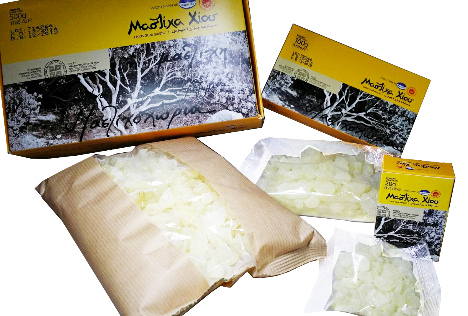 Přírodní masticha - velká zrna 20g