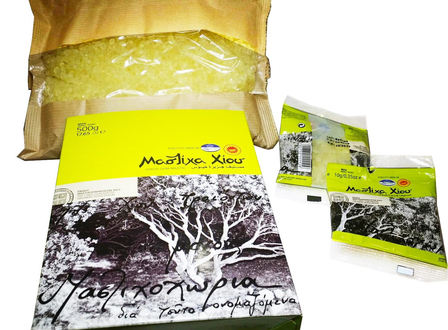 Přírodní masticha - malá zrna 10g