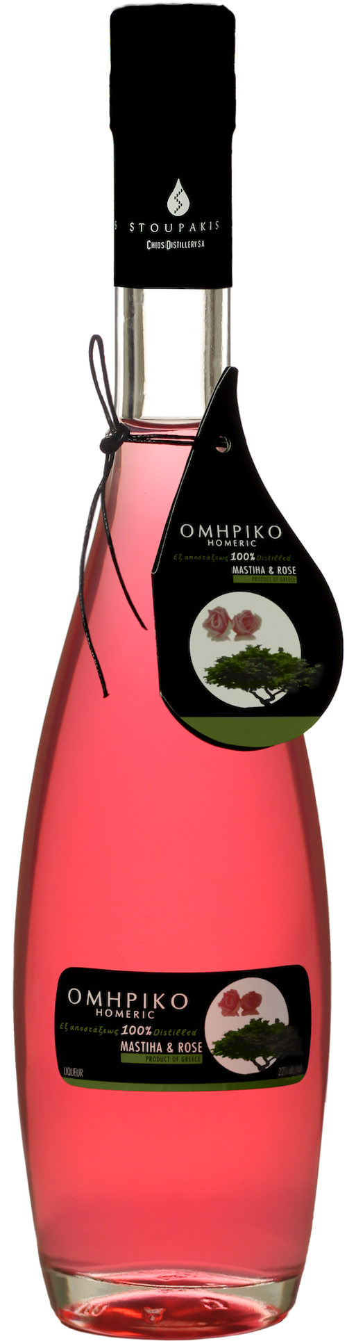 Mastichový likér s růží Homeric 22% 500ml STOUPAKIS