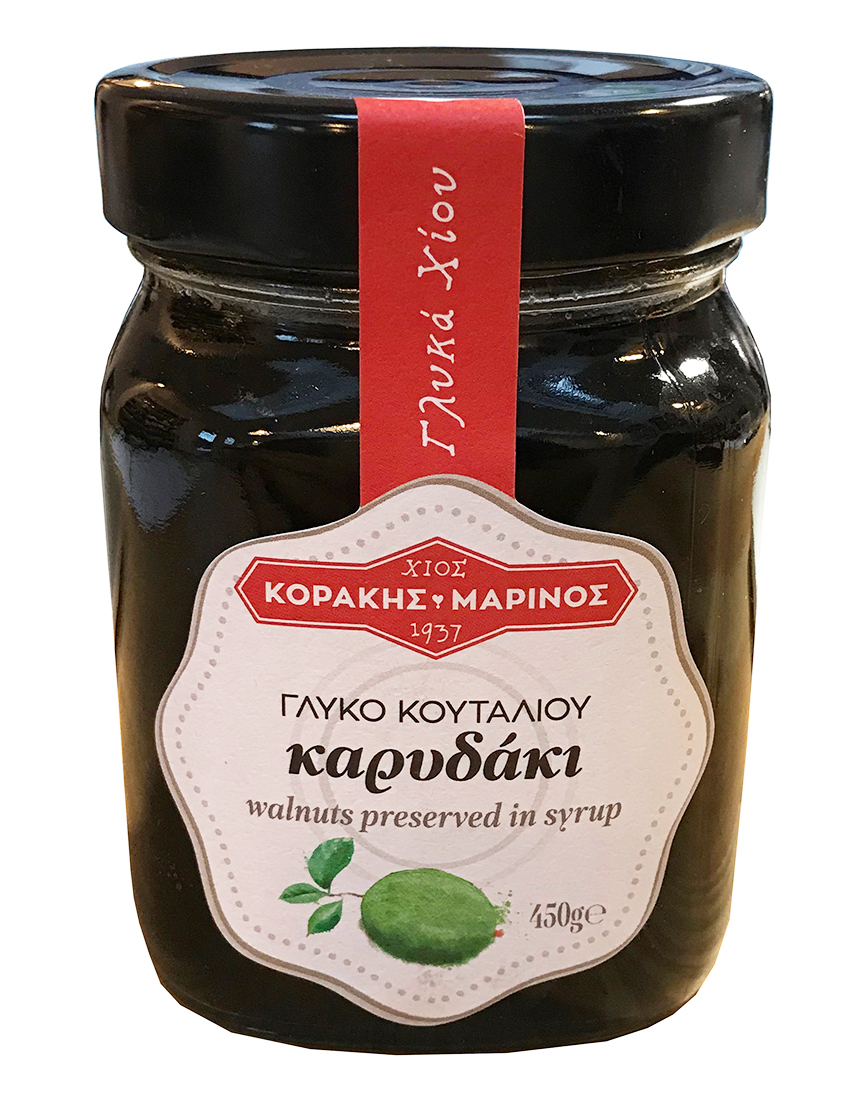 Vlašské ořechy z Chiosu v sirupu 450 gr - Korakis-Marinos