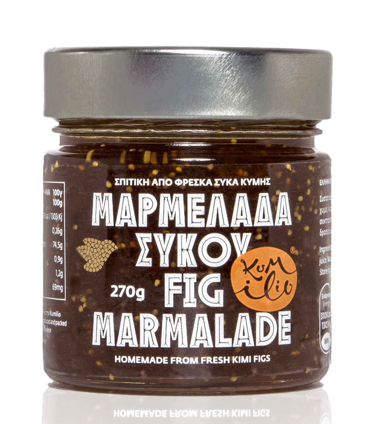 Fíkový džem z fíků z Kymi 270gr KUMILIO