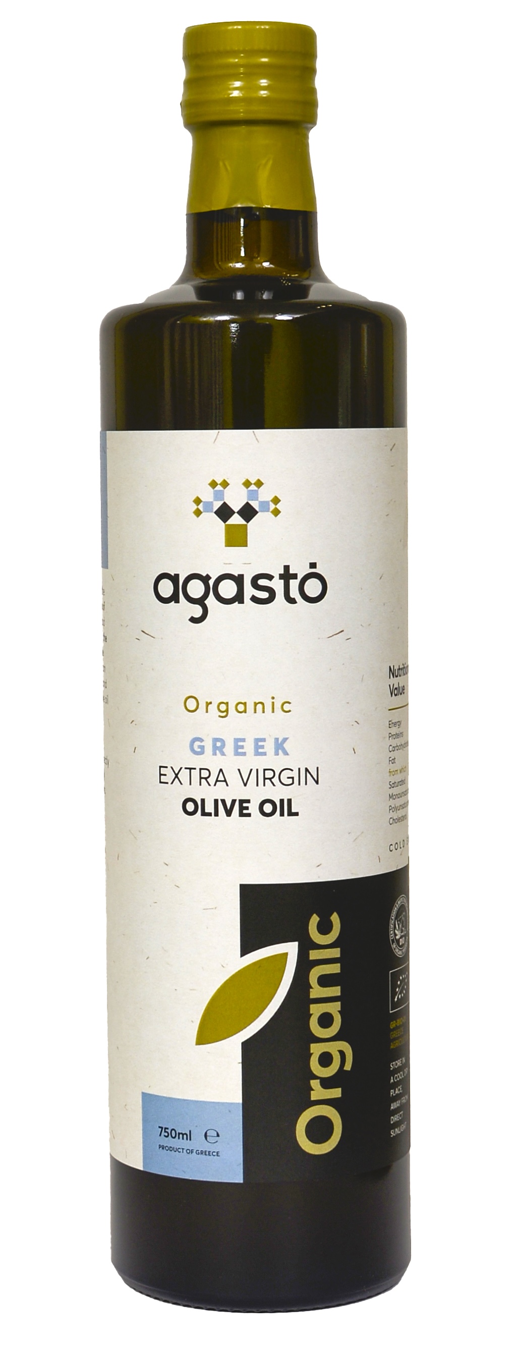 Extra panenský BIO olivový olej 500ml AGASTO