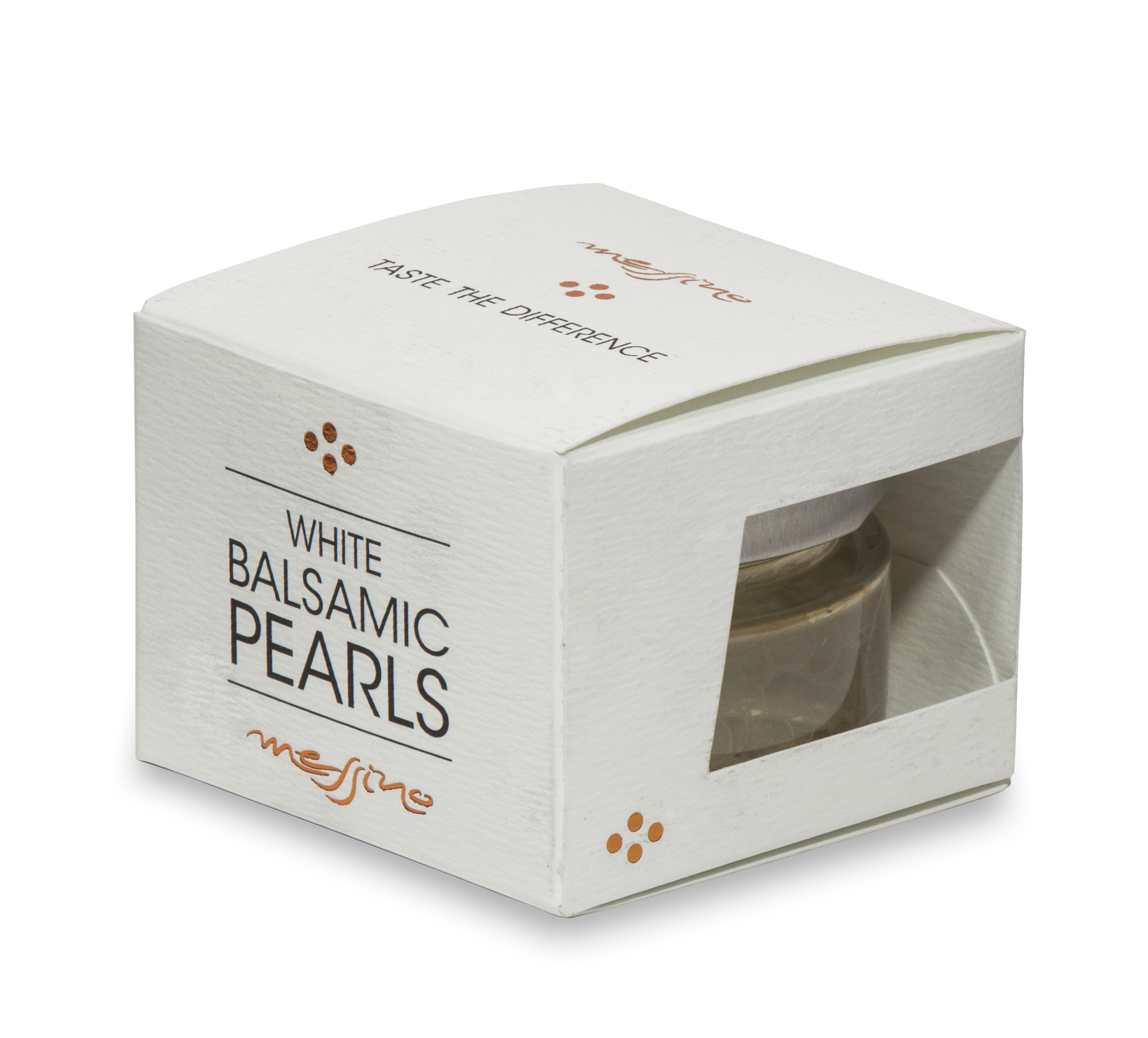 Bílé balsamico perly Messino 50ml PAPADEAS