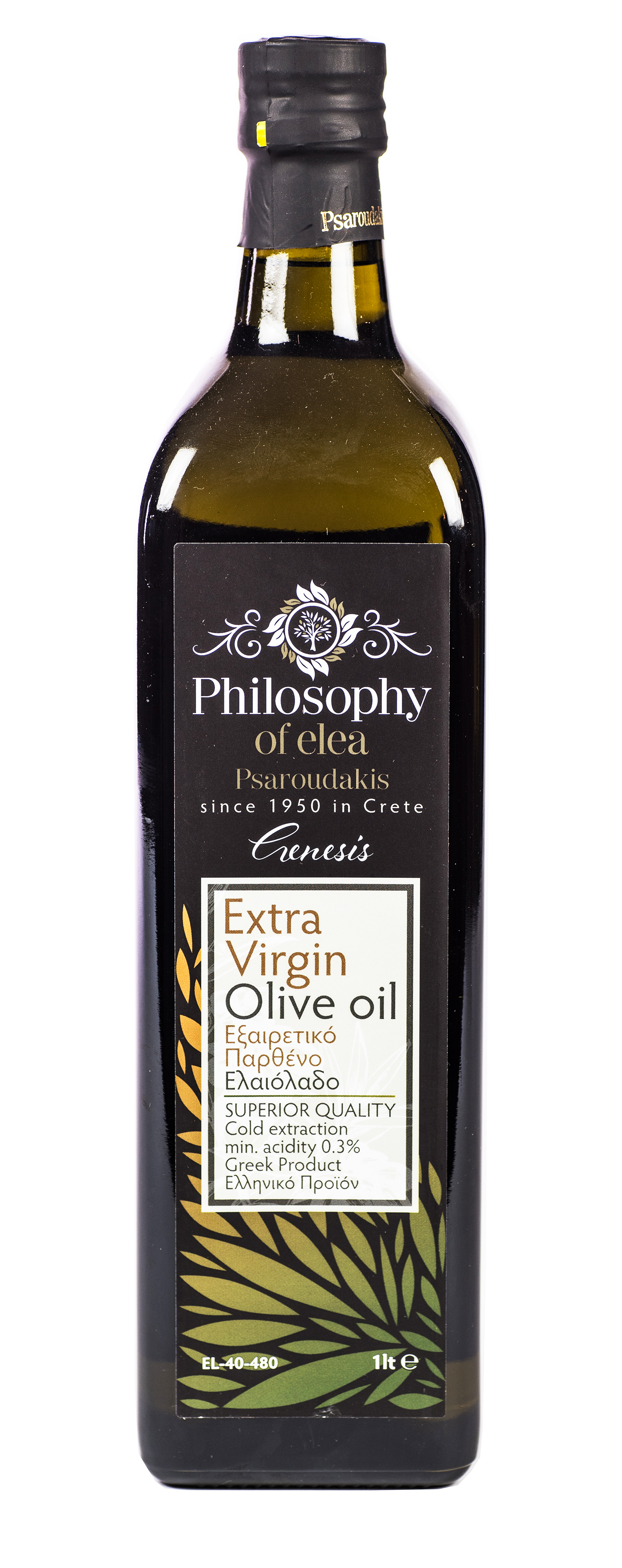 Extra panenský olivový olej Genesis 1l Philosophy of elea
