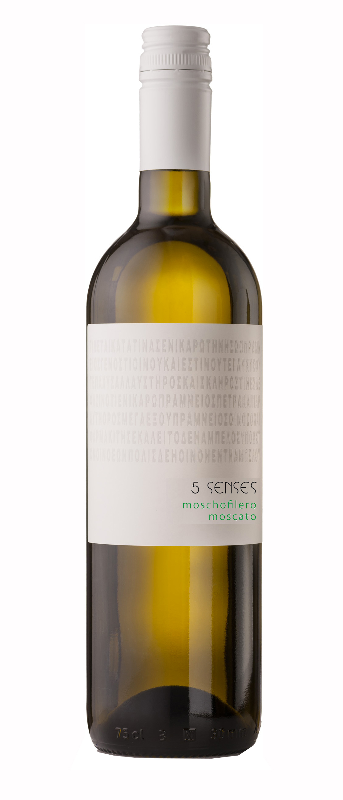 Bílé suché víno 5 SENSES Moschofilero & Moschato 2022 LANTIDES 750 ml