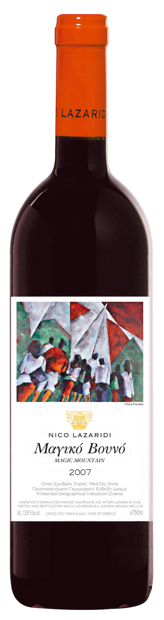 Červené suché víno MAGIC MOUNTAIN NICO LAZARIDI 750ml ročník: 2007