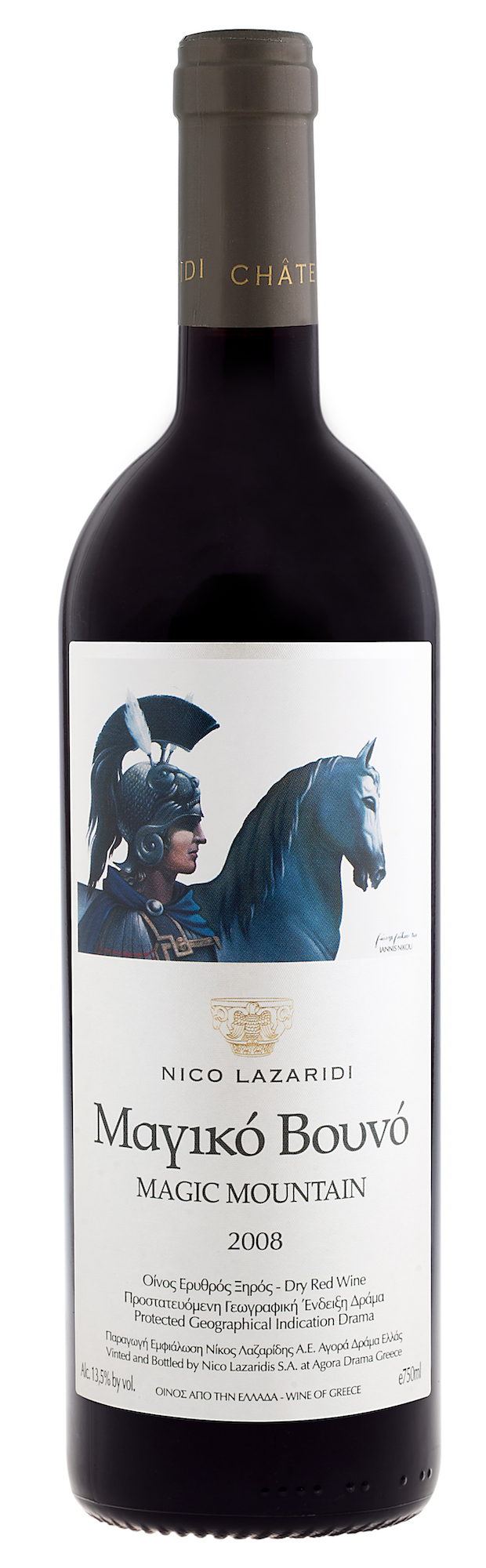 Červené suché víno MAGIC MOUNTAIN NICO LAZARIDI 750ml ročník: 2008