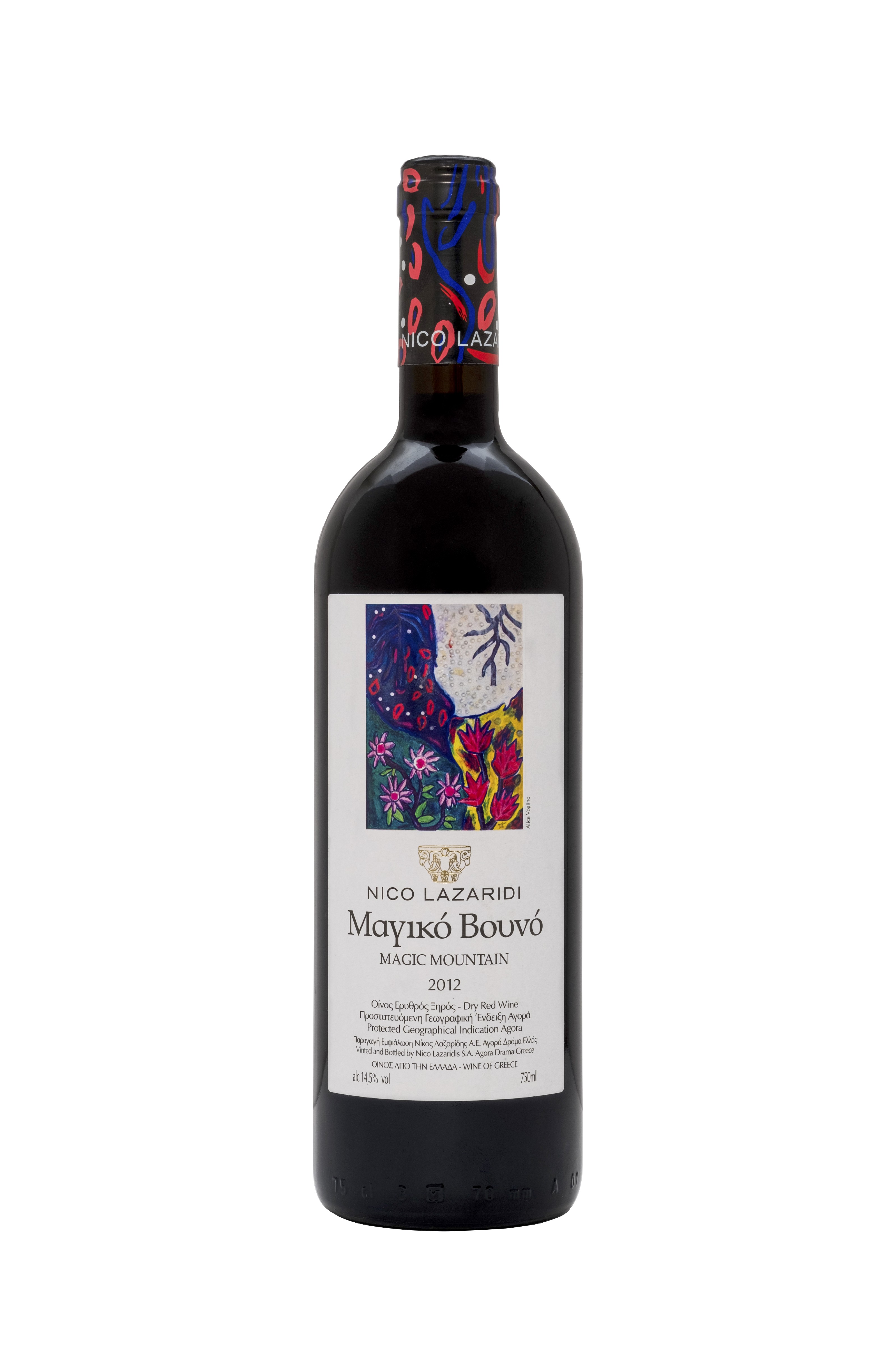 Červené suché víno MAGIC MOUNTAIN NICO LAZARIDI 750ml ročník: 2012