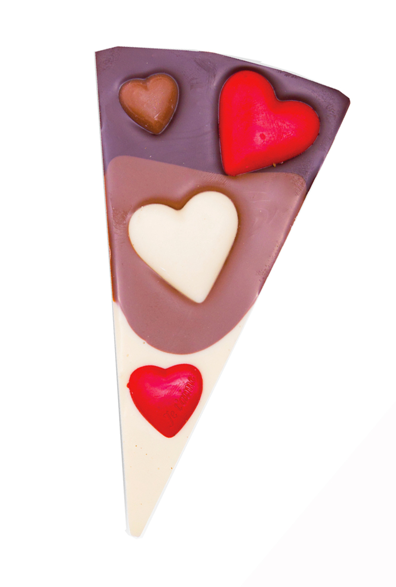 Čokoládová pizza 60g SOKOLATA AGAPITOS příchuť: LOVE (hořká, mléčná, bílá)