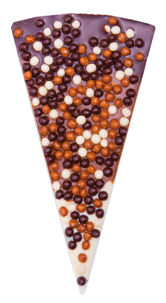 Čokoládová pizza 60g SOKOLATA AGAPITOS příchuť: S čokoládovými křupinkami (hořká, mléčná, bílá)
