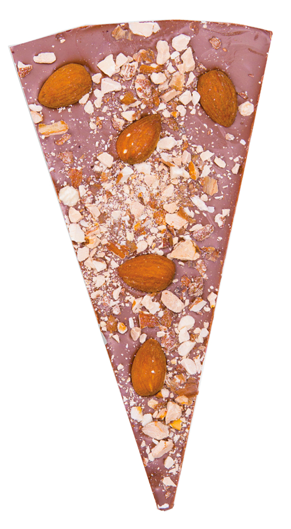 Čokoládová pizza 60g SOKOLATA AGAPITOS příchuť: S mandlemi (mléčná)