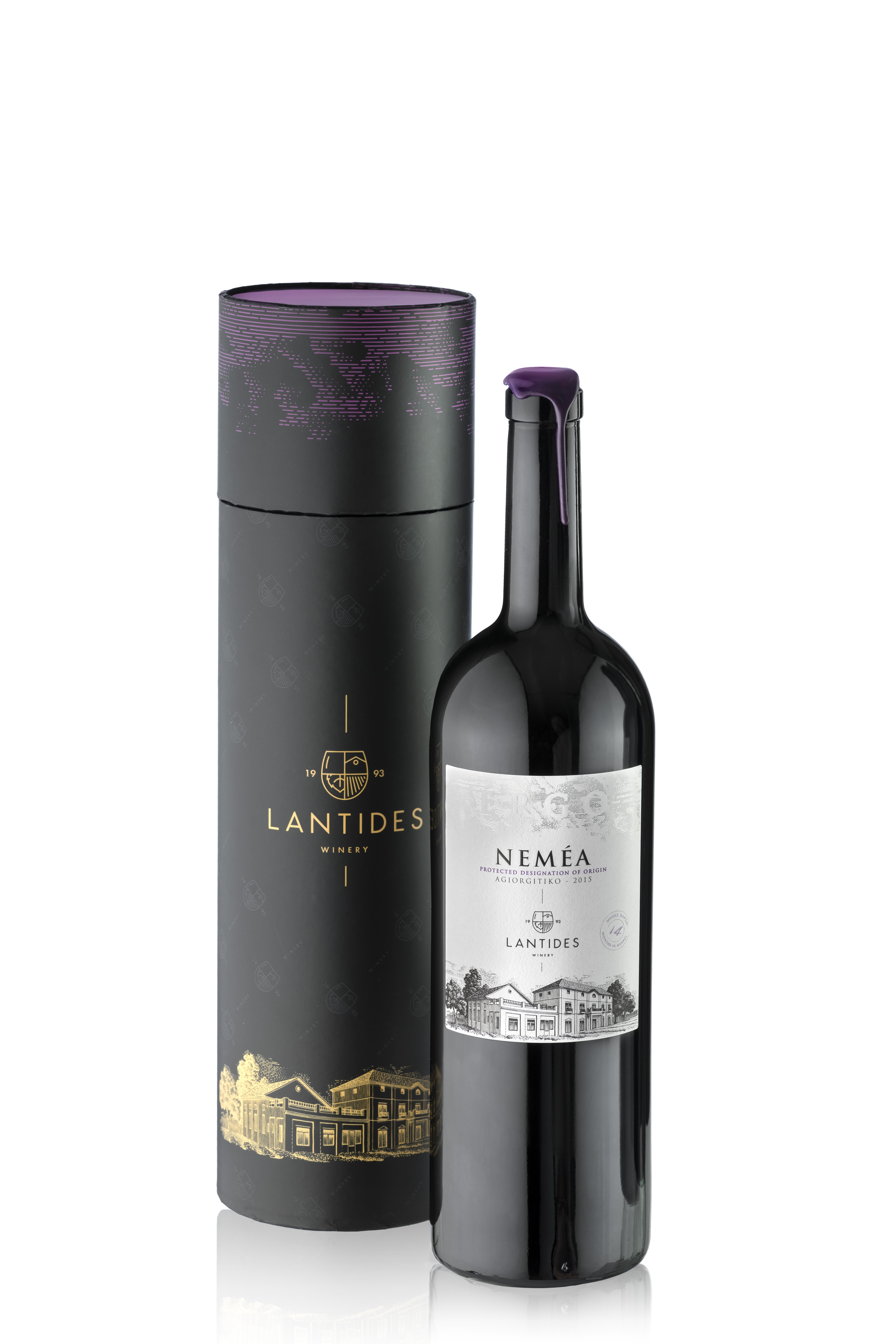 MAGNUM 1,5l červené suché víno EŔGO NEMÉA LANTIDES