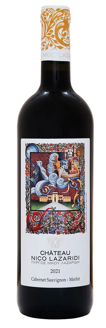 Červené suché víno CHATEAU 2021 NICO LAZARIDI 750ml