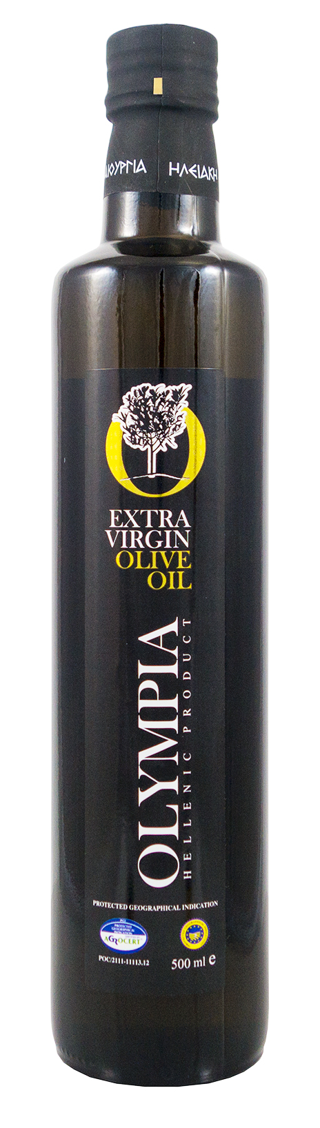 Extra panenský olivový olej P.G.I. OLYMPIA Velikost balení: 500 ml