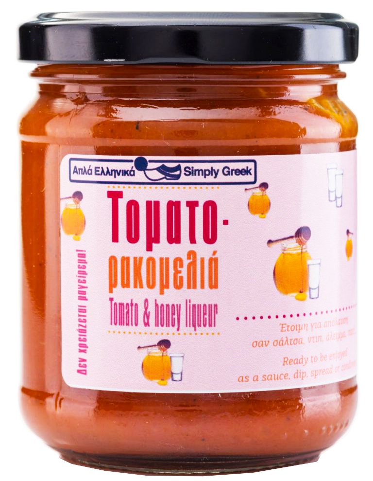 Omáčka z řeckých rajčátek s medovým likérem 200g Simply Greek
