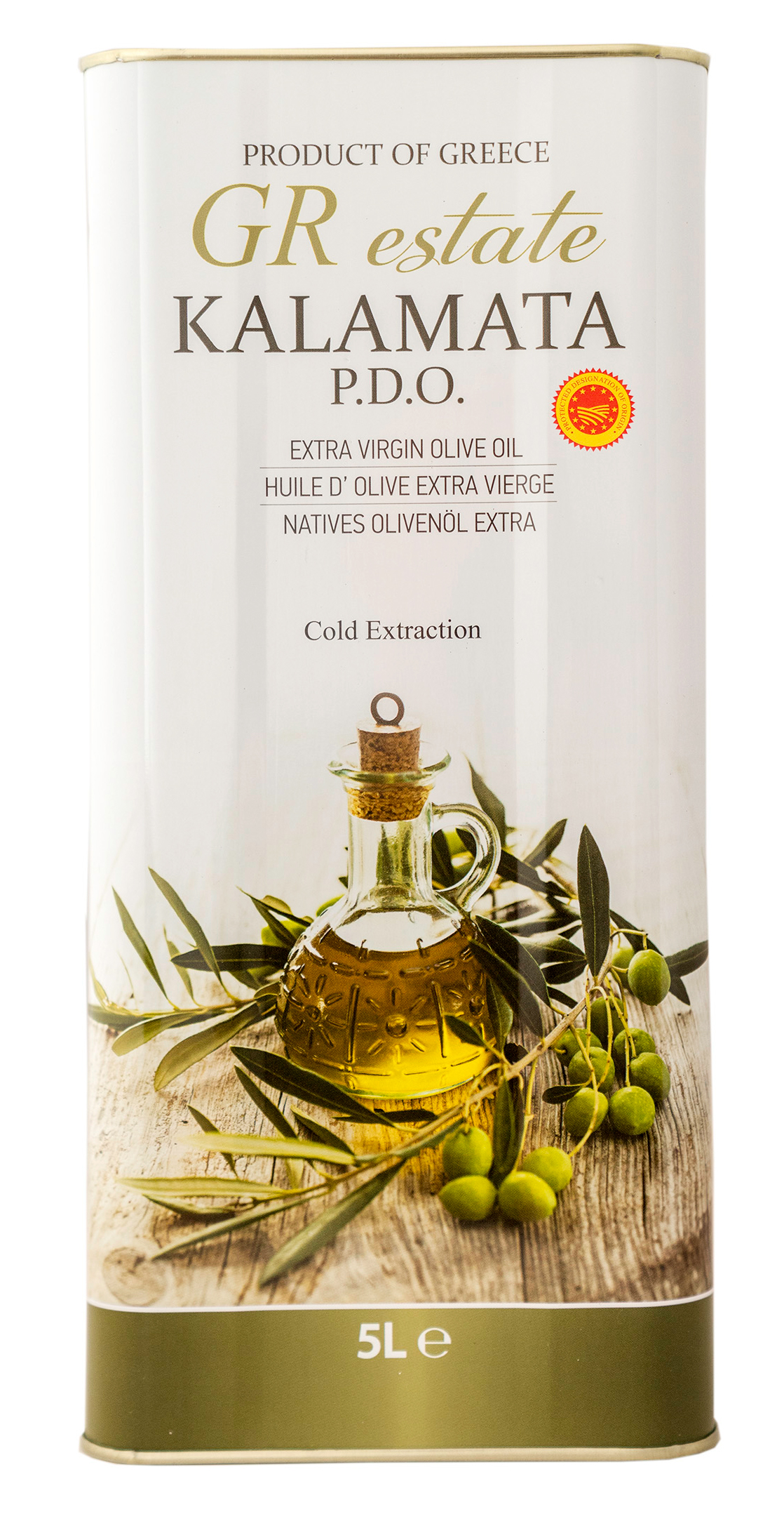 Extra panenský olivový olej Kalamata P.D.O. 5l GR ESTATE