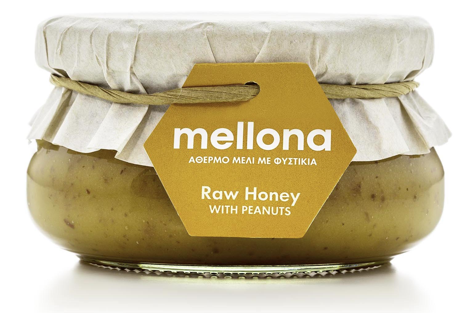 Raw med s burskými oříšky 230g MELLONA