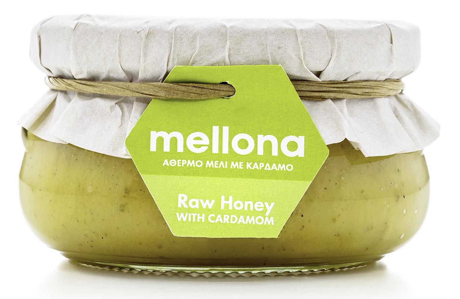Raw med s kardamomem 230g MELLONA