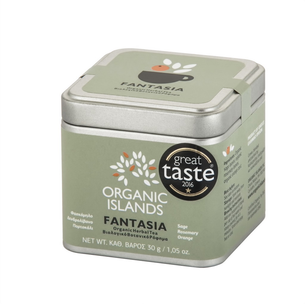 BIO bylinkový čaj FANTASIA z Naxosu 30g ORGANIC ISLANDS