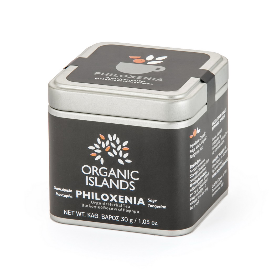 BIO bylinkový čaj PHILOXENIA z Naxosu 30g ORGANIC ISLANDS