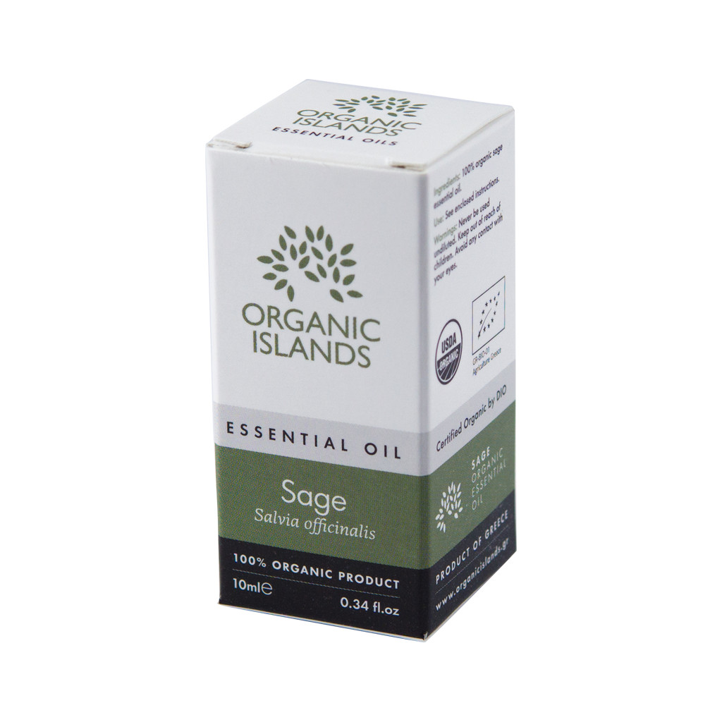 BIO šalvějový esenciální olej z Naxosu 10ml ORGANIC ISLANDS