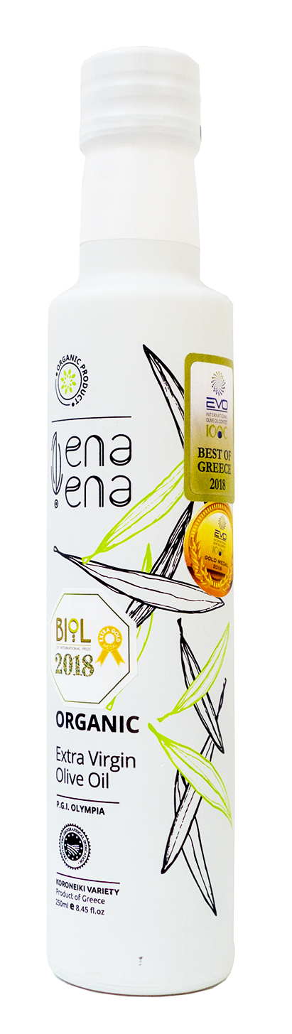 BIO extra panenský olivový olej PGI OLYMPIA 250 ml ENA ENA